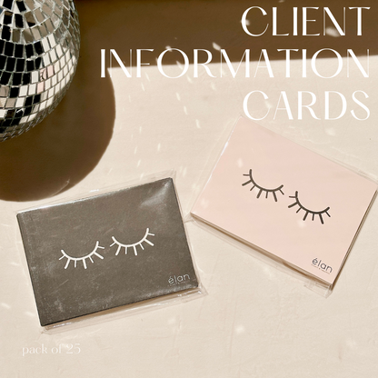 client information cards (pack of 25)