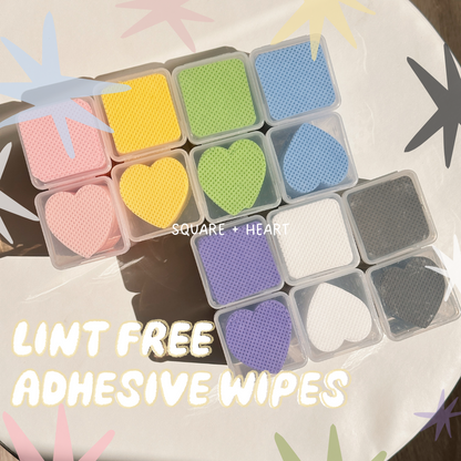 lint free adhesive wipes