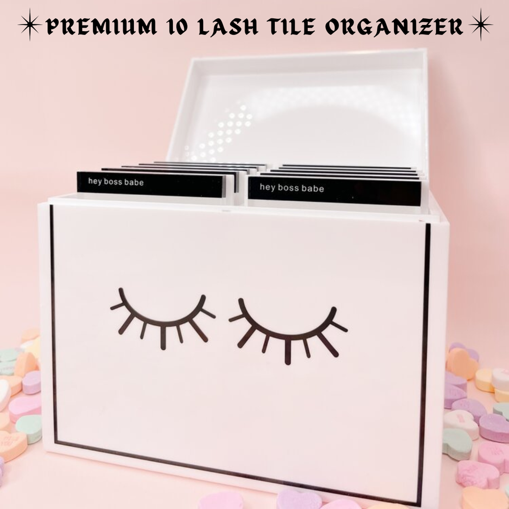 premium 10 lash tile organizer
