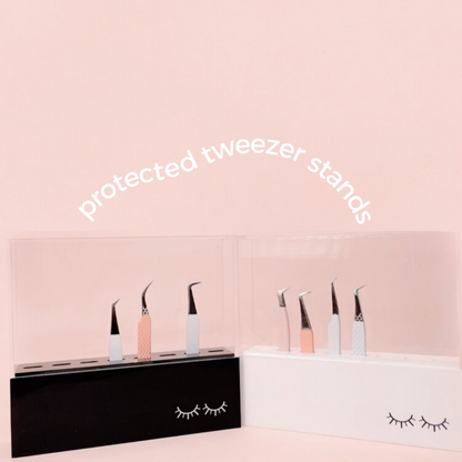 protected tweezer stand