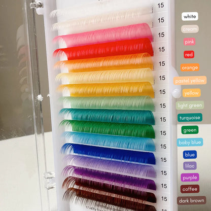 PRIVATE LABEL COLOR LASH TRAY (BULK)