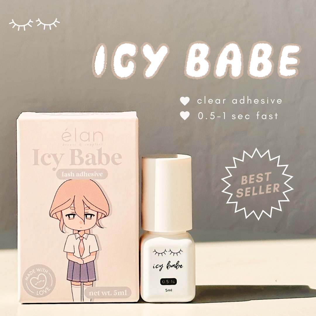 ICY BABE clear adhesive