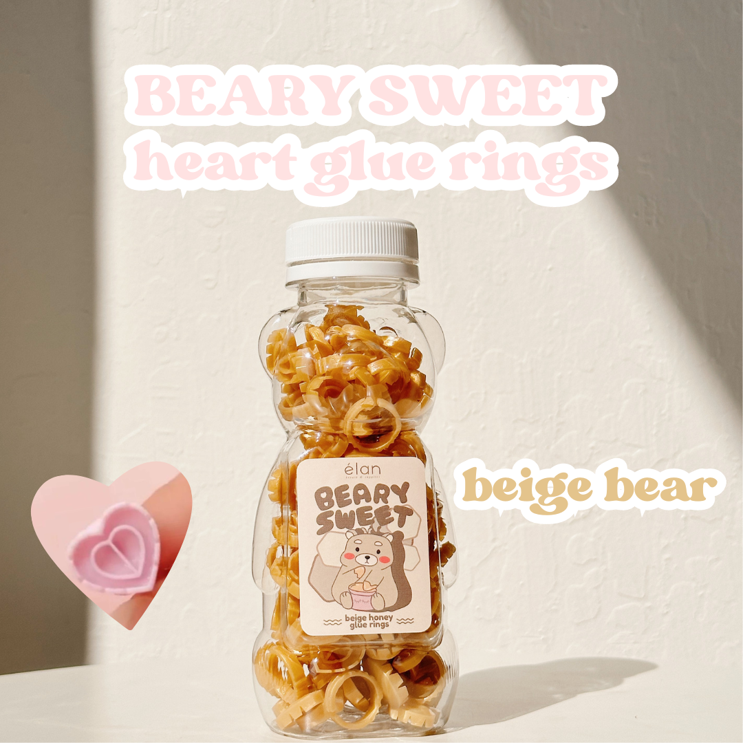 beary sweet glue rings