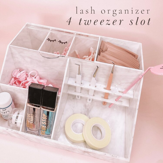 lash organizer - 4 tweezer slots