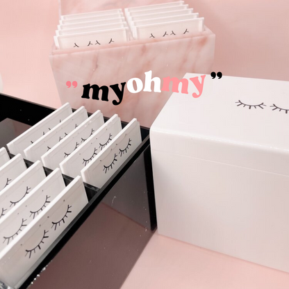 the "my oh my" 10-lash tile organizer