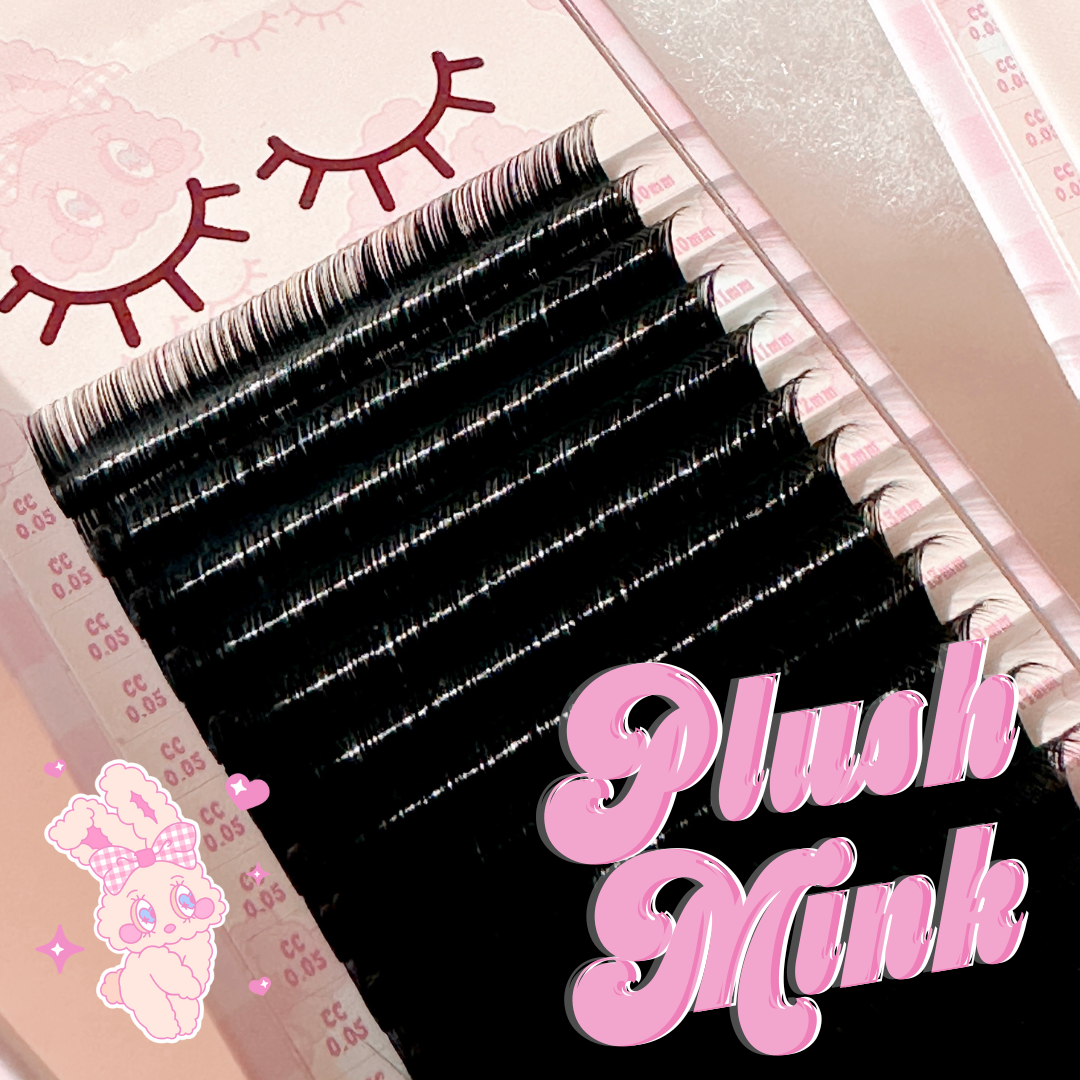 PLUSH MINK lash trays (PLUSH +FLUFF)