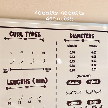 lash educator whiteboard