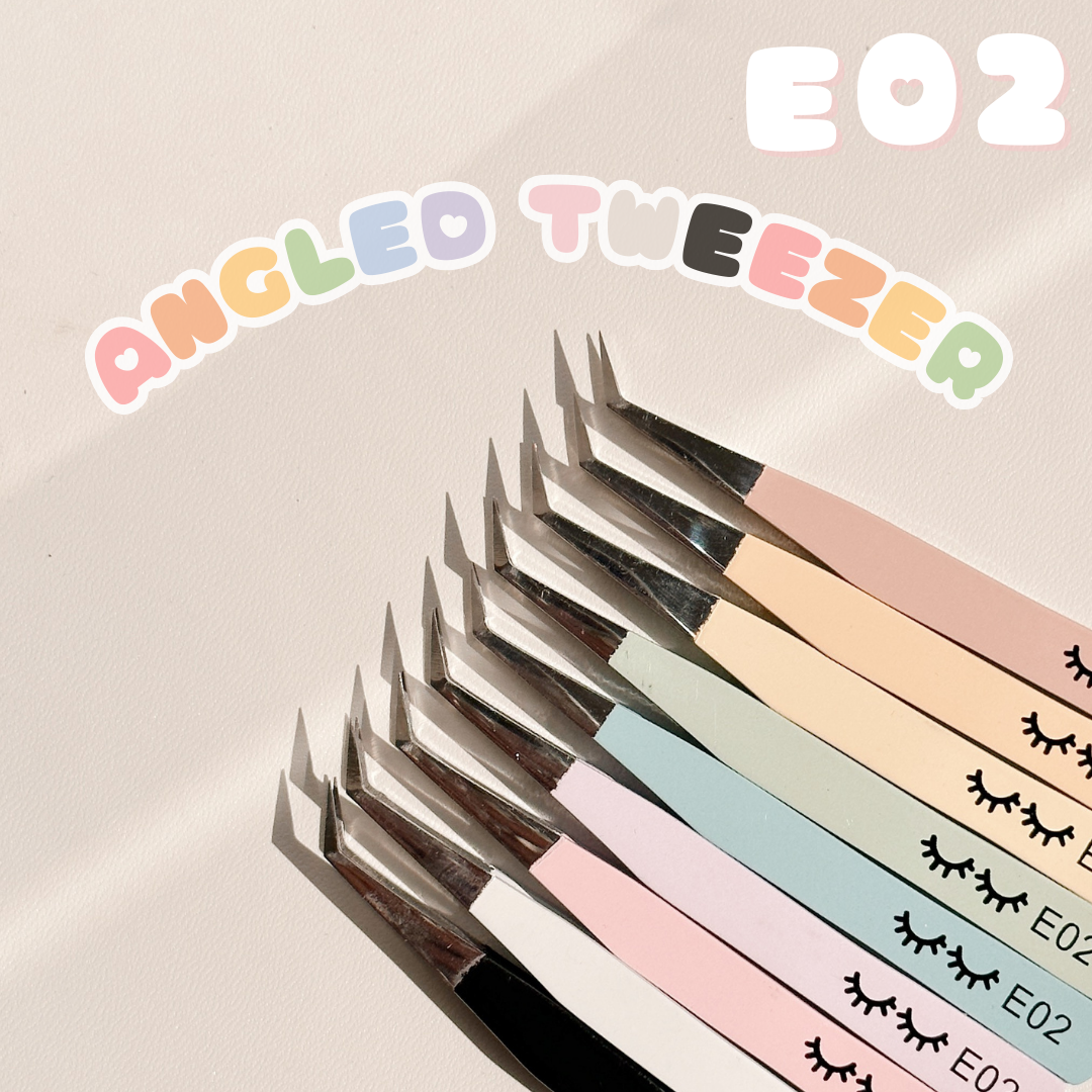 angled volume tweezers