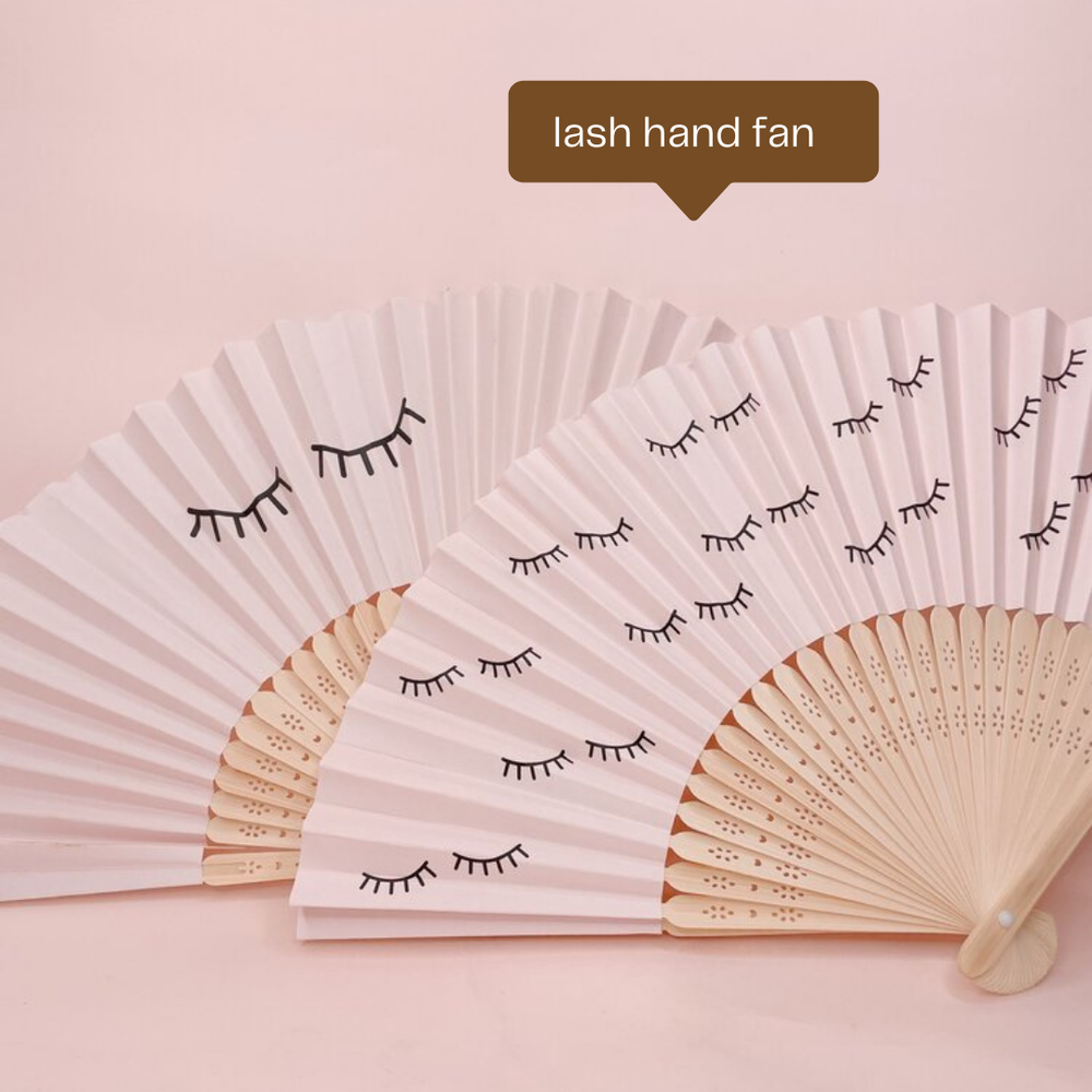 lash hand fan