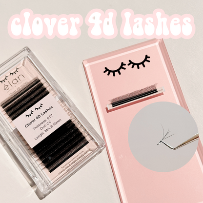 special YY lashes (fairy, W, clover)