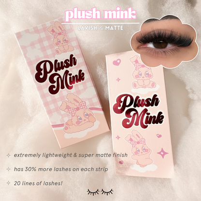 PLUSH MINK lash trays (PLUSH +FLUFF)