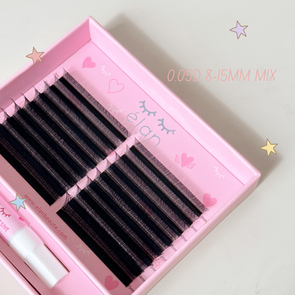 lovey YY lashes (+1 mini adhesive)