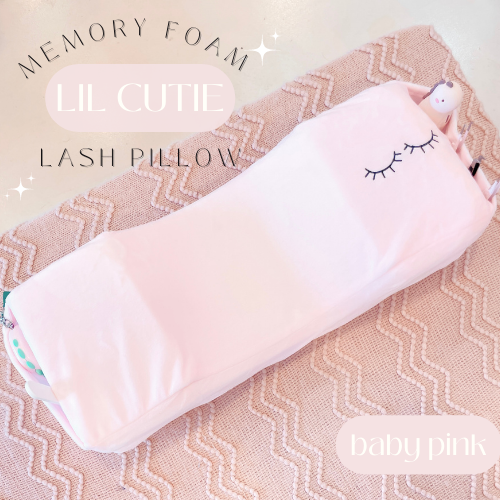 lil CUTIE memory foam lash pillow