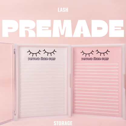 premade lash storage