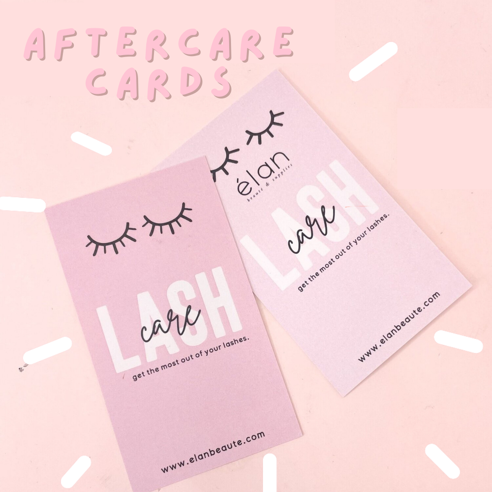 lash aftercare cards (50pcs)