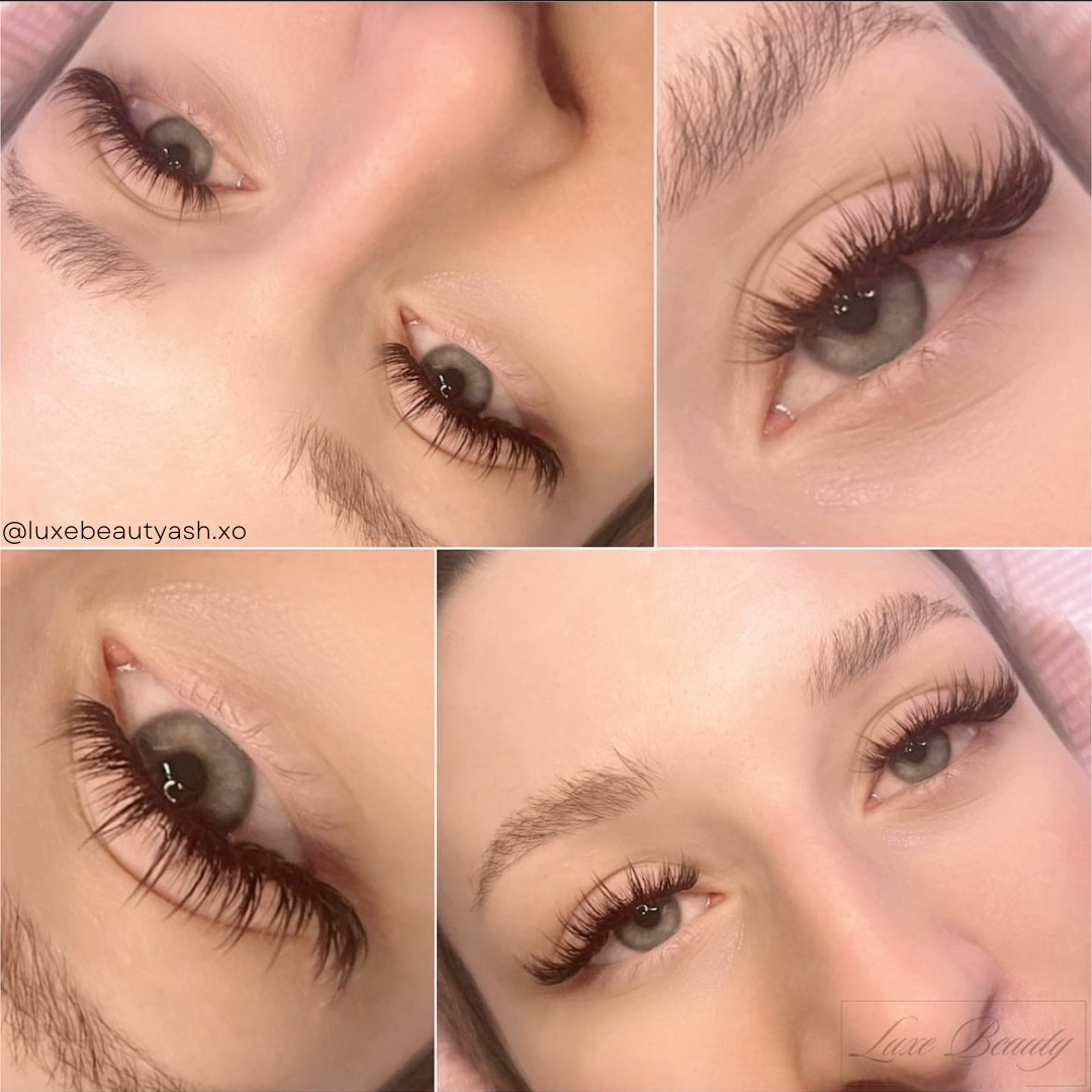 single lengths DARK BROWN lashes