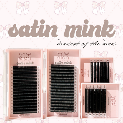 SATIN MINK lash trays (DARKEST lashes)