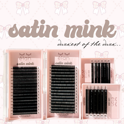 0.03 SATIN MINK lash trays (DARKEST lashes)