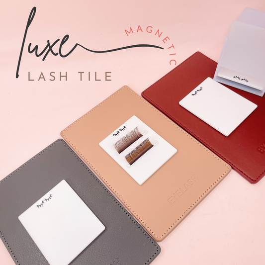 LUXE magnetic LASH TILE ( 4 mini tiles + 1 faux leather base)