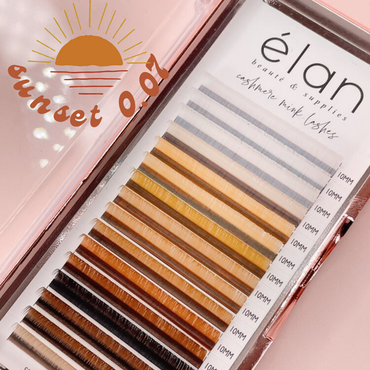 SUNSET 0.07 cashmere mink lashes