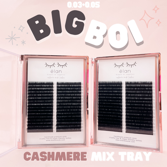 the BIG BOI 0.03+0.05 CASHMERE MINK mix tray