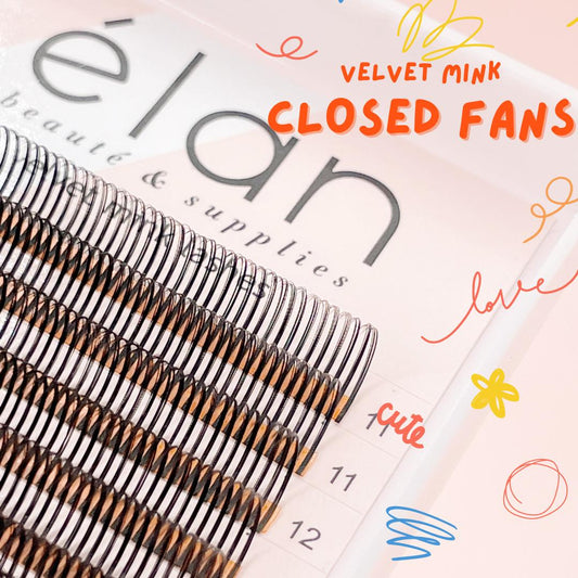 velvet mink CLOSED FAN SPIKES