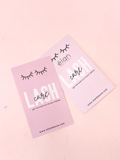 lash aftercare cards (50pcs)