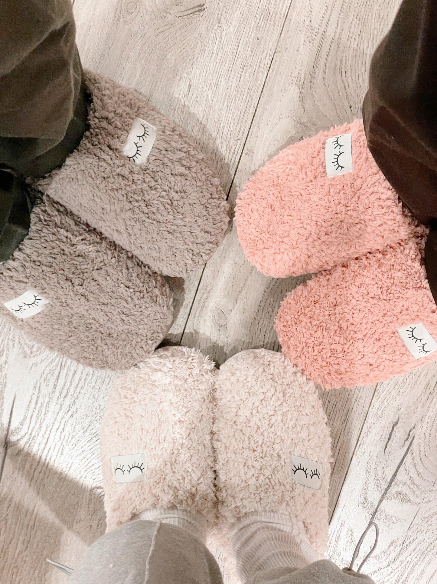 fluffy lash slippers