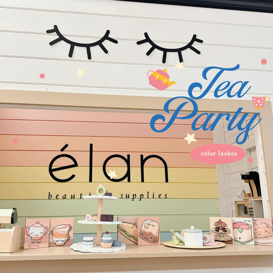TEA PARTY mixed color lash tray