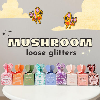 mushroom loose glitters