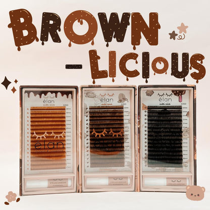 BROWN-LICIOUS matte mink brown lashes