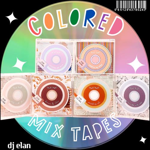 colored MIXTAPES velvet mink lashes ♫