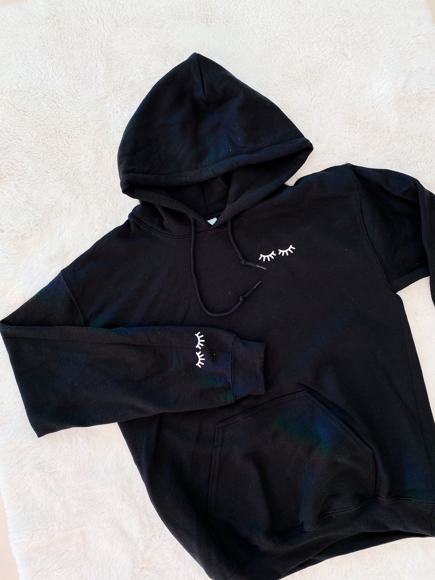 LASH embroidered hoodie