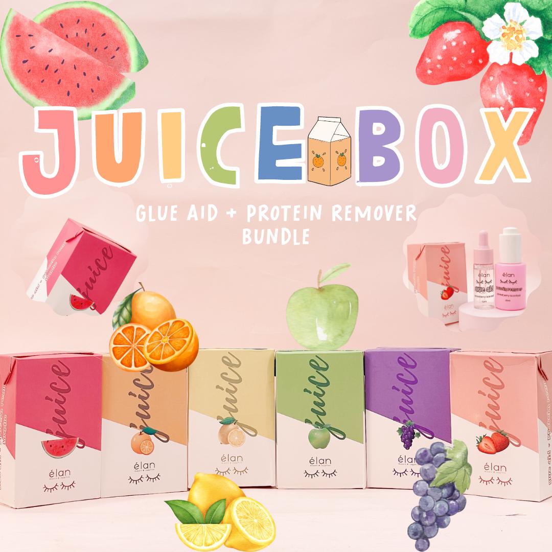 JUICE BOX scented protein remover+glue aid BUNDLE