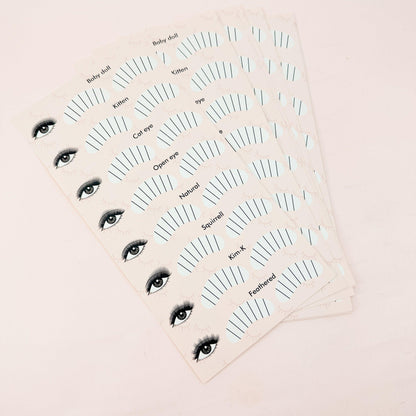 lash map sticker