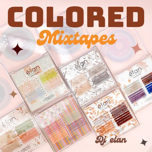 colored MIXTAPES velvet mink lashes ♫