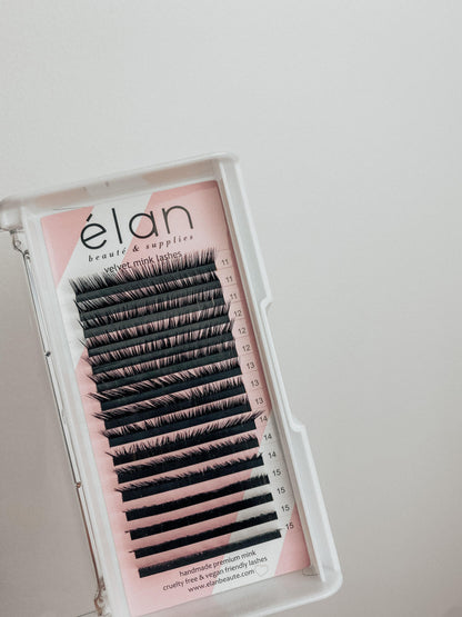 L CURL velvet mink lashes