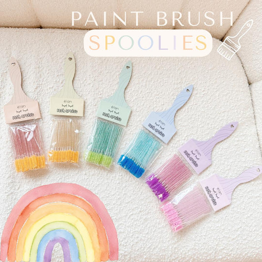 PAINT BRUSH sparkly mascara wand spoolie