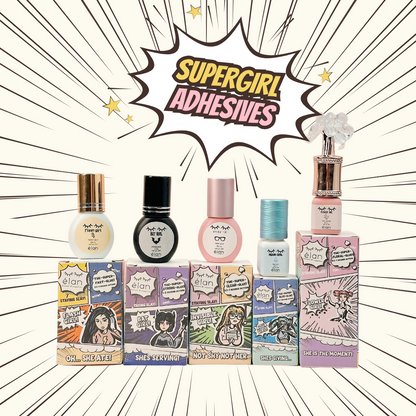 BAT GIRL black adhesive