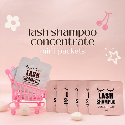 lash shampoo concentrate MINI PACKETS