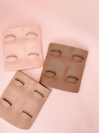 practice mannequin face with removable lids