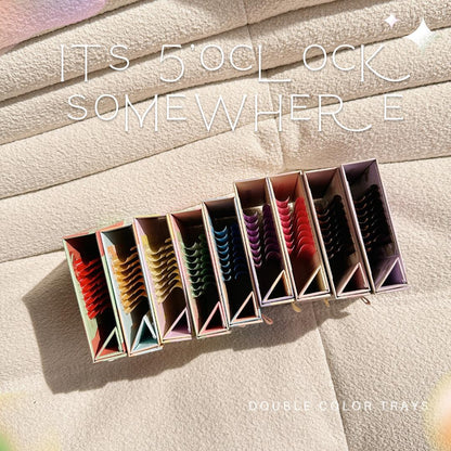 5'oclock somewhere double color lashes