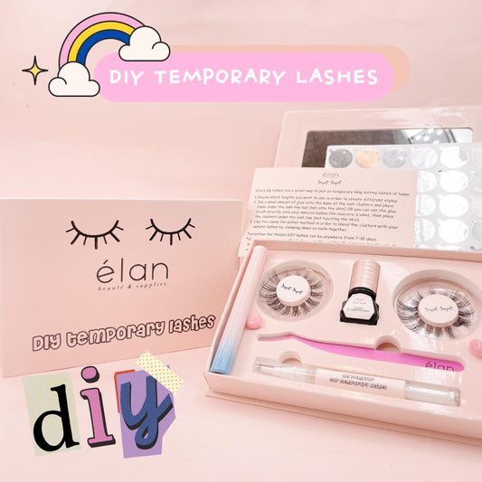 DIY temporary lashes