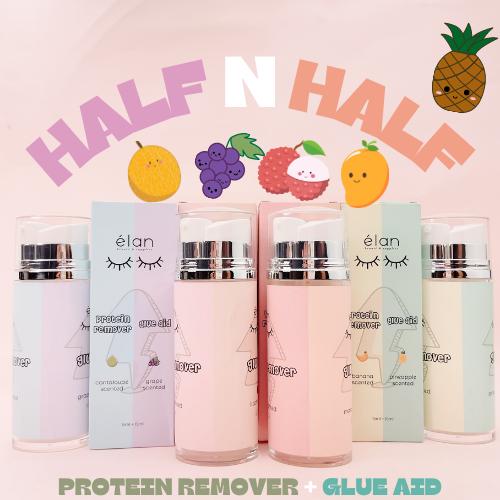 HALF N HALF protein remover+glue aid