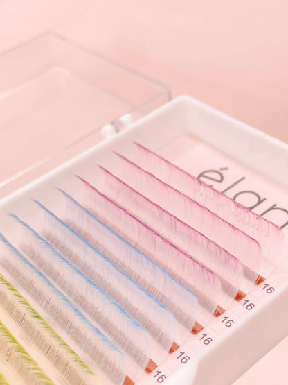 0.07 RAINBOW OMBRÉ sable silk lashes