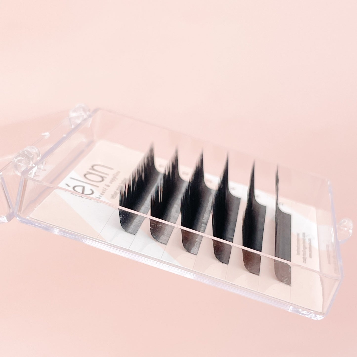 mini M curl velvet mink tester tray