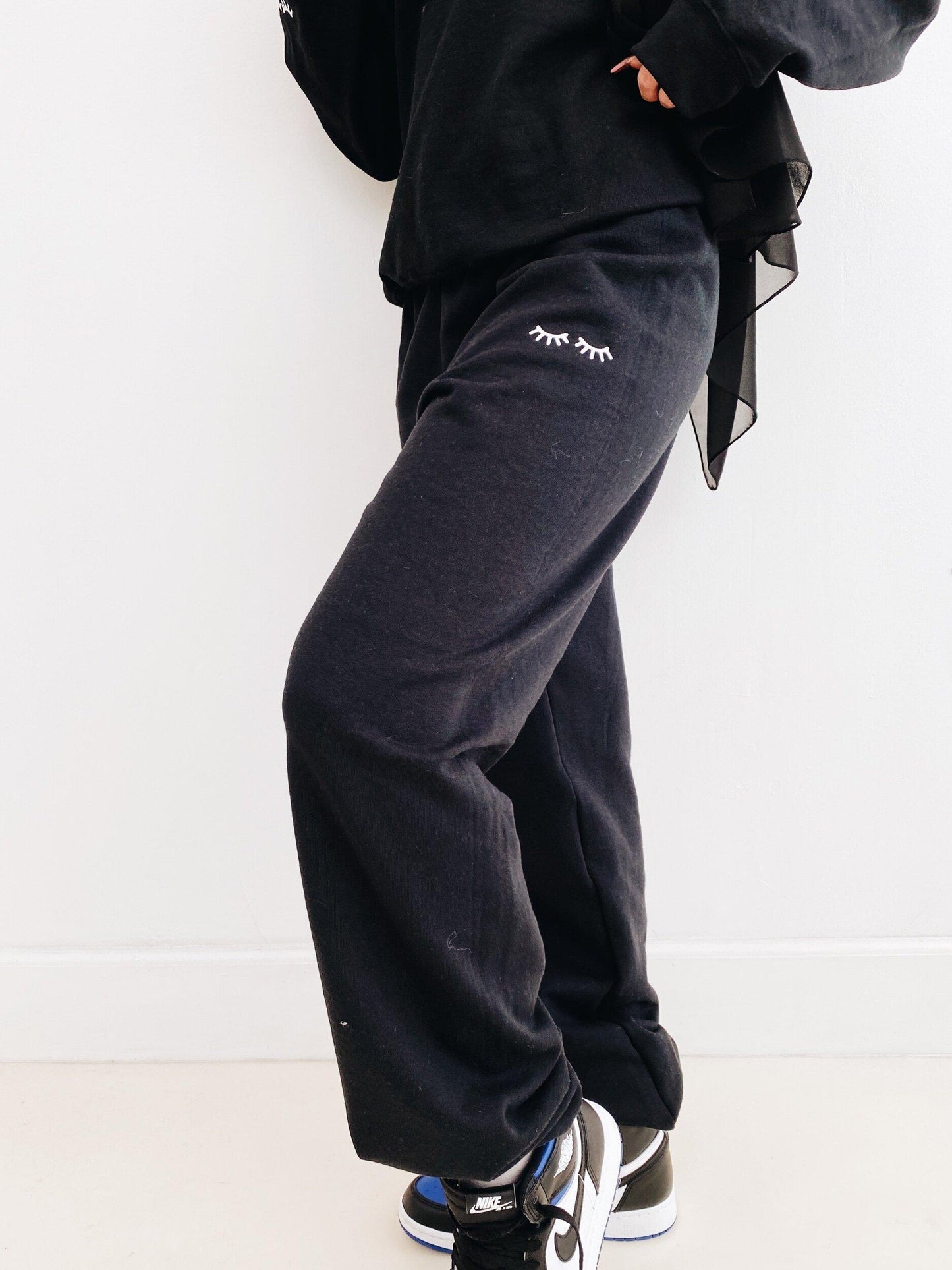 LASH embroidered sweatpants