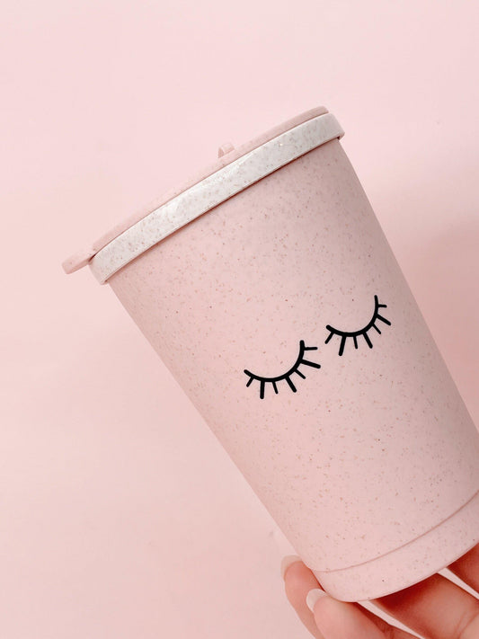 baby pink lash TUMBLER