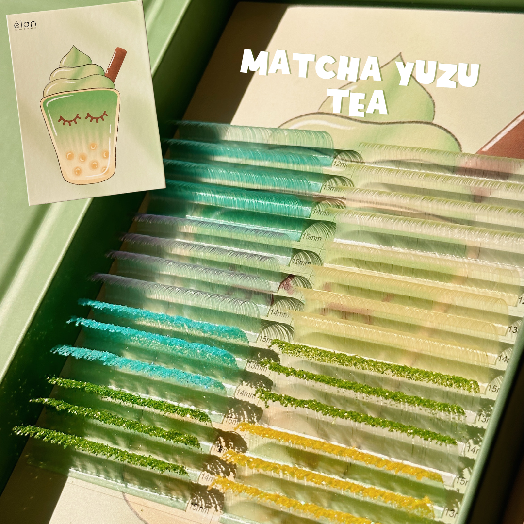 BOBA tea series color lashes