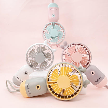 silly little handheld fan w-lashes